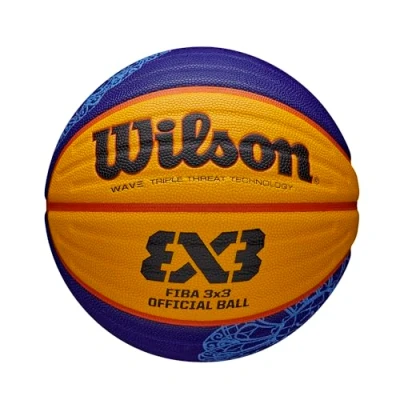 Afbeelding van Wilson FIBA 3X3 Official Basketball Basketbal, Maat: 6, Gelb / blau schwarz