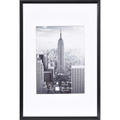 Afbeelding van Fotolijst Henzo Manhattan Fotomaat 20x30 cm Zwart