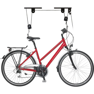 Afbeelding van Relaxdays Fietslift ophangsysteem fietstakel plafondlift fiets tot 20 kg katrol