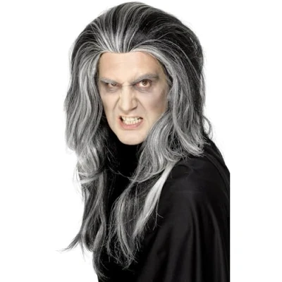 Afbeelding van &quot;Vampierenpruik voor volwassenen Halloween Verkleedpruik One size&quot;