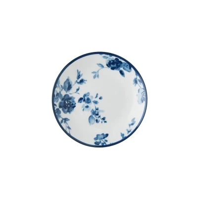 Afbeelding van Laura Ashley Blauw China Rose Set 6 Petit Four 12 Cm Wit Porselein
