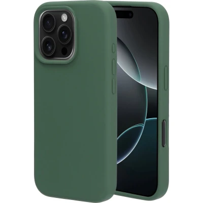Afbeelding van Mobiparts hoesje geschikt voor de Apple iPhone 16 Pro Siliconen Groen