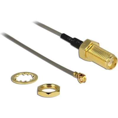 Afbeelding van MHF I (v) SMA kabel Micro Coax (1,37 mm) 50 Ohm / grijs 0,20 meter