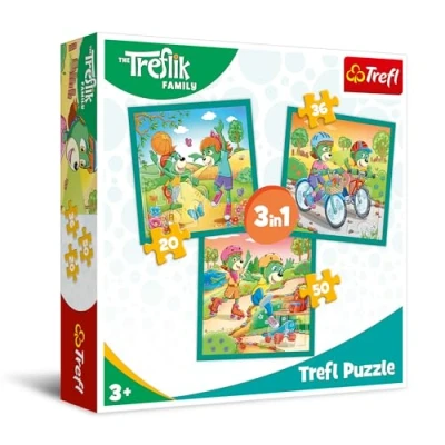 Afbeelding van Trefl Puzzel 3in1 Poznaniki (106 onderdelen)