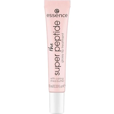 Afbeelding van Essence Cosmetics the Super Peptide Glossy Lip Treatment lippenbalsem, polijsten, met vitaminen, bescherming, glanzend, 10 ml