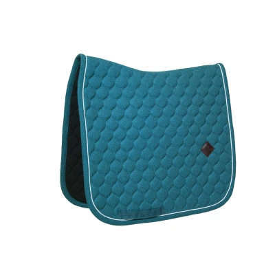 Afbeelding van Zadeldoek melange jumping donker groen FULL