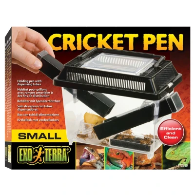 Afbeelding van Exo Terra Cricket Pen S 3 Buizen En 2 Spons Zwart Bijproducten 20x15x12 cm