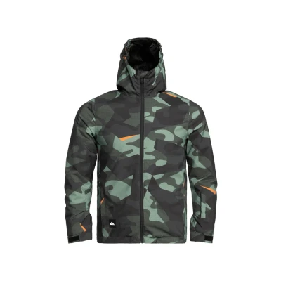 Afbeelding van Quiksilver Mission Printed Youth Ski jas voor kinderen, Maat: 128, Green