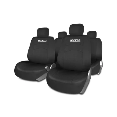 Afbeelding van SPARCO SPS402BK Stoelhoes Zwart Polyesterweefsel