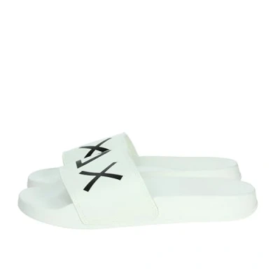 Afbeelding van Sun68 LOGO Badslippers, Heren, Maat: 40, Bianco Natuurrubber