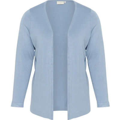Afbeelding van Kaffe Curve Farsia Vest, Dames, Maat: 50/52, Faded denim