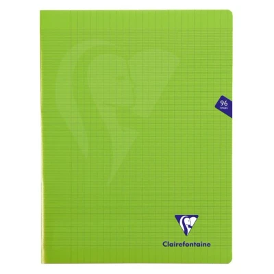 Image de Cahier de 96 pages Seyès Clairefontaine Mimesys 24 x 32 cm Vert