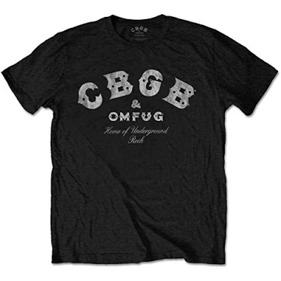 Afbeelding van CBGB Classic Logo Dames T shirt XL Zwart