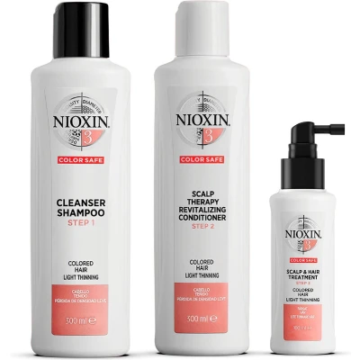 Afbeelding van Nioxin Trial Kit Systeem 3 Normale shampoo vrouwen Voor Alle haartypes 2 x 150 ml, 1 50 ml