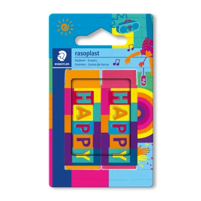 Afbeelding van Happy rasoplast gom blister 2 st