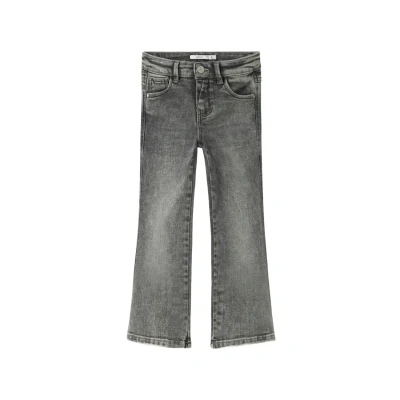 Afbeelding van Name it Nkfpolly Flared Jeans voor kinderen, Maat: 134, Light grey denim