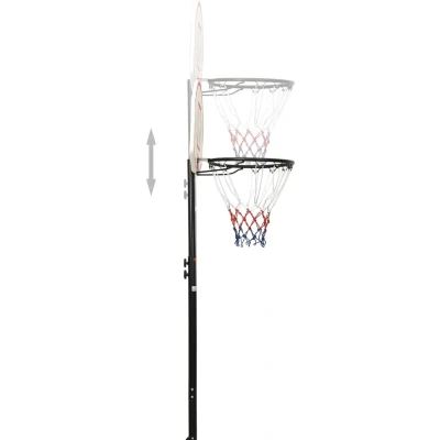 Afbeelding van Basketbalstandaard 216 250 Cm Polyetheen Wit