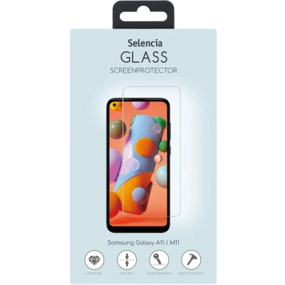 Afbeelding van Selencia Screenprotector Geschikt voor Samsung Galaxy M11 / A11 Tempered Glass Gehard Glas