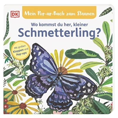 Afbeelding van Mein Pop up Buch zum Staunen. Wo kommst du her, kleiner Schmetterling?
