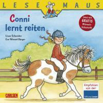 Afbeelding van Conni lernt reiten