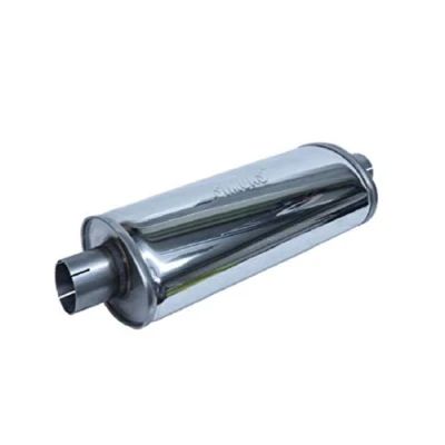 Afbeelding van Demper 76mm ovaal 220/140mm 420mm lang RVS Simons Turbolight universeel