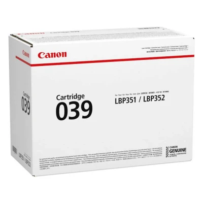 Afbeelding van Canon 039 BK Toner Zwart