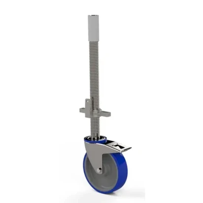 Afbeelding van Universeel rolsteigerwiel ∅200mm met stalen spindel