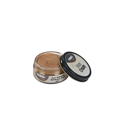Afbeelding van TRG schoencrème met bijenwas briljant goud 50 ml