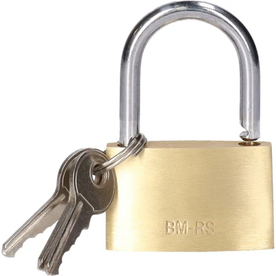 Afbeelding van Brüder Mannesmann M 413 40 Hangslot 38 mm Verschillend sluitend Goud geel Sleutelslot