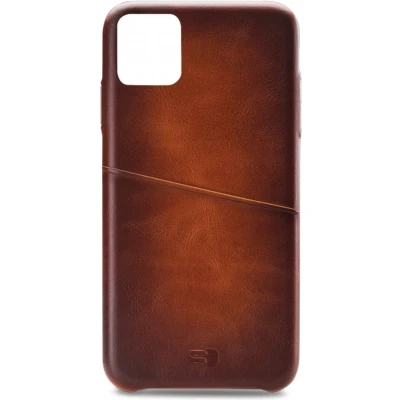 Afbeelding van Senza Desire Leather Cover with Card Slot Apple iPhone 11 Burned Cognac