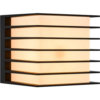 Afbeelding van Nordlux Fluctus 13 wandlamp E27 zwart