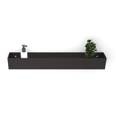 Afbeelding van LoooX Special box rechthoek 60x10x10cm antraciet