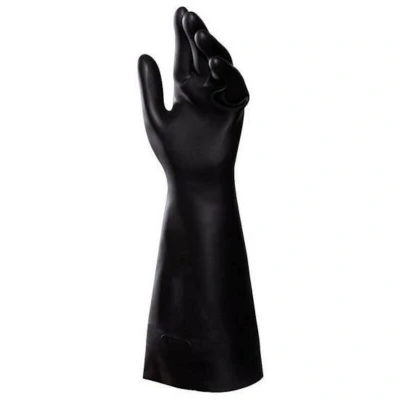 Afbeelding van Gants produits chimiques, taille 9/XL, Artelli, Noir Convient aux Porcs l&#039;élevage d&#039;animaux