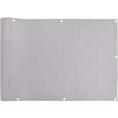 Afbeelding van Tuinscherm 700x75 cm PVC grijs