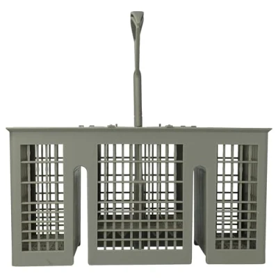 Afbeelding van vhbw Bestekmand vaatwasmachinebestendig Siemens SF24A261GB/16, SF24A262GB/16, SF24A660/08 met handvat, grijs