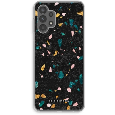 Afbeelding van Case Company® hoesje geschikt voor Samsung Galaxy A13 4G Terrazzo N10 Soft Cover Telefoonhoesje Bescherming aan alle Kanten en Schermrand