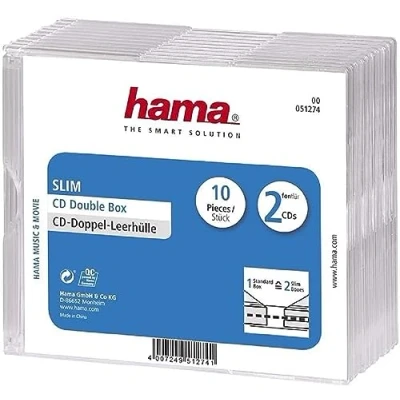 Afbeelding van Hama Cd Slim Bubbel Box 10 Pak