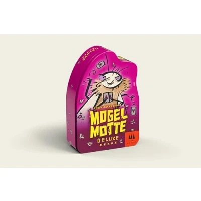 Afbeelding van Schmidt Spiele 40899 Mogel Motte Deluxe kaartspel Drie tovenaars in metalen doos en speciale uitrusting