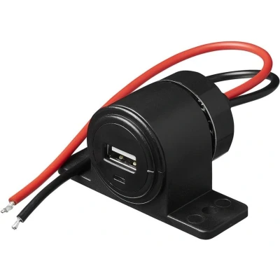 Afbeelding van Pro Plus USB Opbouwstekkerdoos 2100mA 12 Volt en 24 65 x 48 35 mm blister