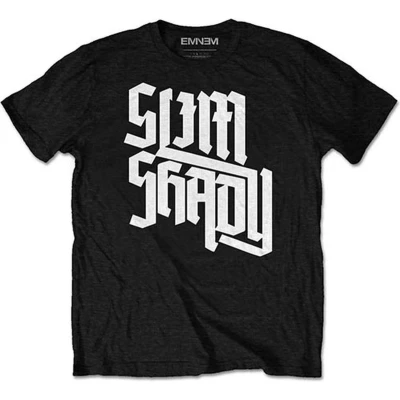 Afbeelding van Eminem Shady Slant Heren T shirt L Zwart