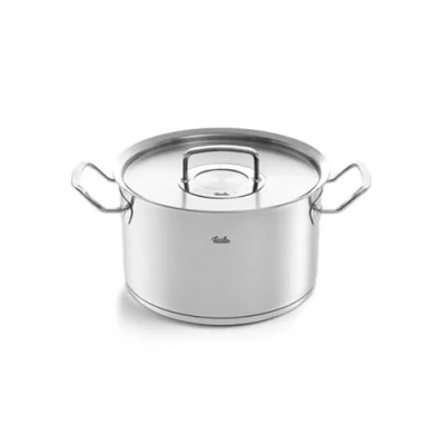 Afbeelding van Kookpan Fissler Pure Profi Collection Met RVS Deksel 24 cm