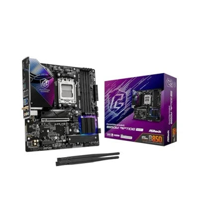 Afbeelding van ASRock B850M Riptide Moederbord Socket AMD AM5 Vormfactor Micro ATX chipset AMD® B850