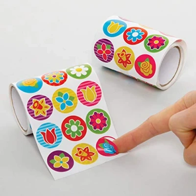 Afbeelding van Baker Ross Bloemenstickers, 600 stuks