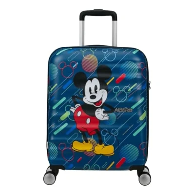 Image de American Tourister Wavebreaker Disney FL Spinner S, bagage à main, 55 cm, 36 L, multicolore (Mickey Future Pop)