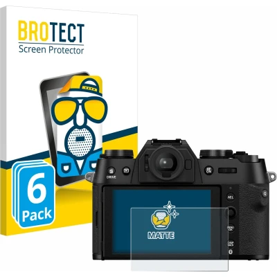 Afbeelding van BROTECT Screenprotector voor Fujifilm X T50 Folie Beschermfolie matte (6 Stuks)