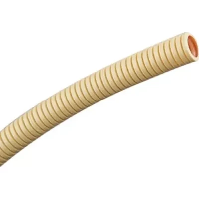 Afbeelding van Pipelife flexibele buis met siliconen binnenlaag 5/8 (16mm) rol 10 meter creme