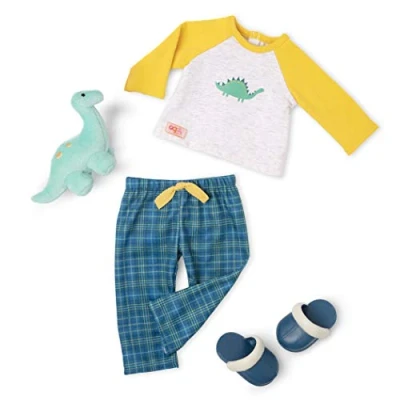 Afbeelding van Our Generation BD30477Z Deluxe outfit dinopyjama voor jongens