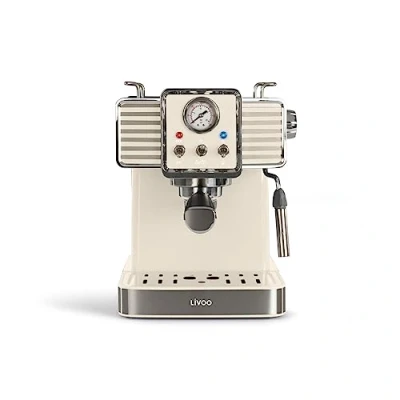 Image de Machine à expresso 15bars crème Livoo DOD174C