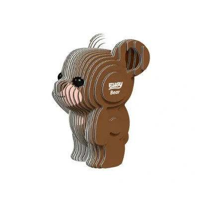 Afbeelding van Eugy 3D Model: WILD DIER / BEER 4,4x4x6cm, in karton, box, 6+