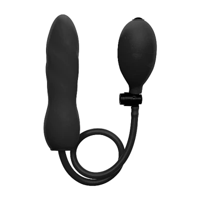 Afbeelding van Opblaasbare Anaal plug Twist Zwart
